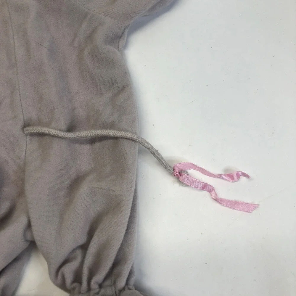 1984 VTG‎ Cabbage Patch Kids Gray Pink Mouse Costume One Piece Doll Costume